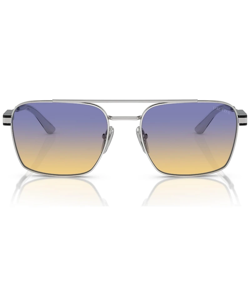 Prada Rectangular Unisex Sunglasses, Pr 67ZS
