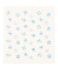 Kaf Home Swedish Dish Cloths, Snowflakes, Set of 4