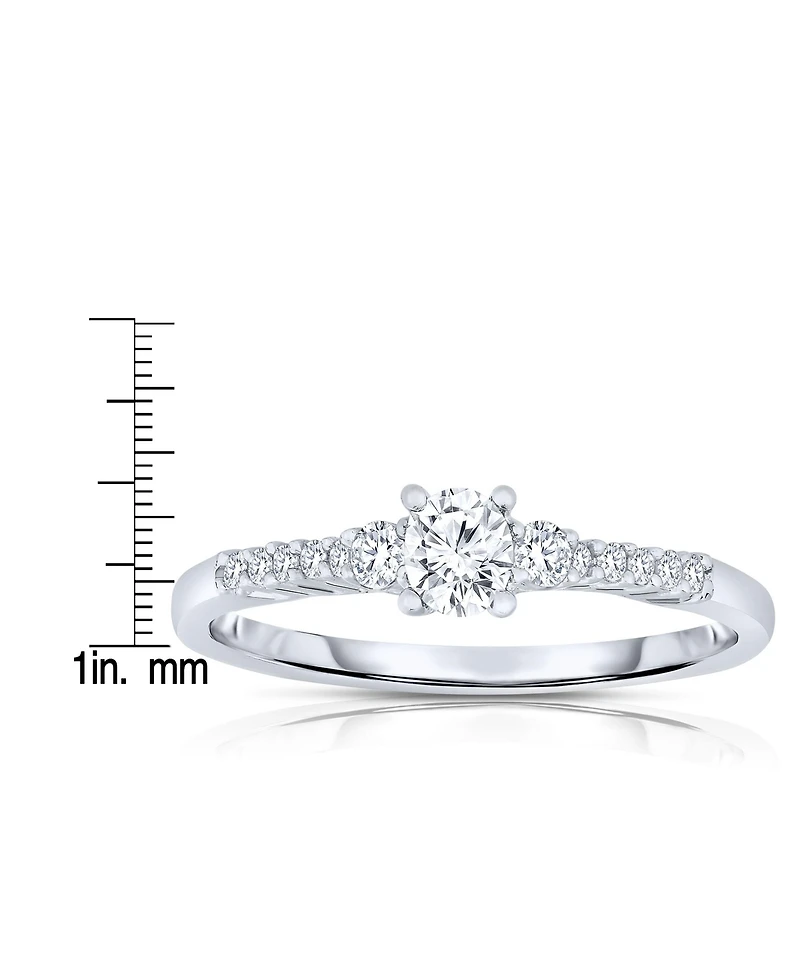 Sterling Silver Cubic Zirconia Statement Ring