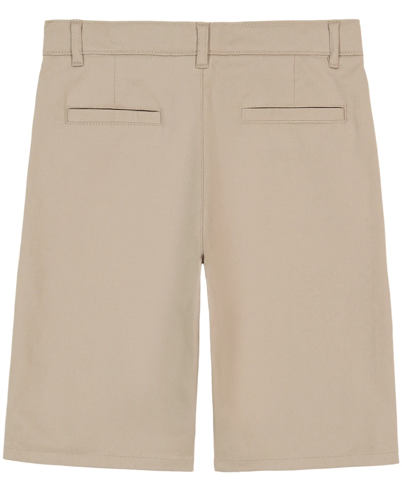 Nautica Big Boys Uniform Hunter Flat-Front Stretch Twill Shorts