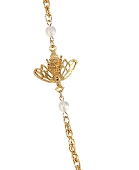 2028 Crystal Bee Necklace
