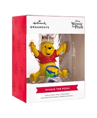 Hallmark Disney Santa Winnie the Pooh with Honey Pot Ornament