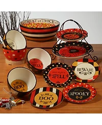 Certified International Spooky Halloween 2-Tier Server