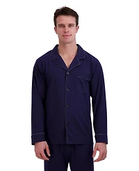 Hanes Men's Cotton Modal Knit Pajama, 2 Piece Set