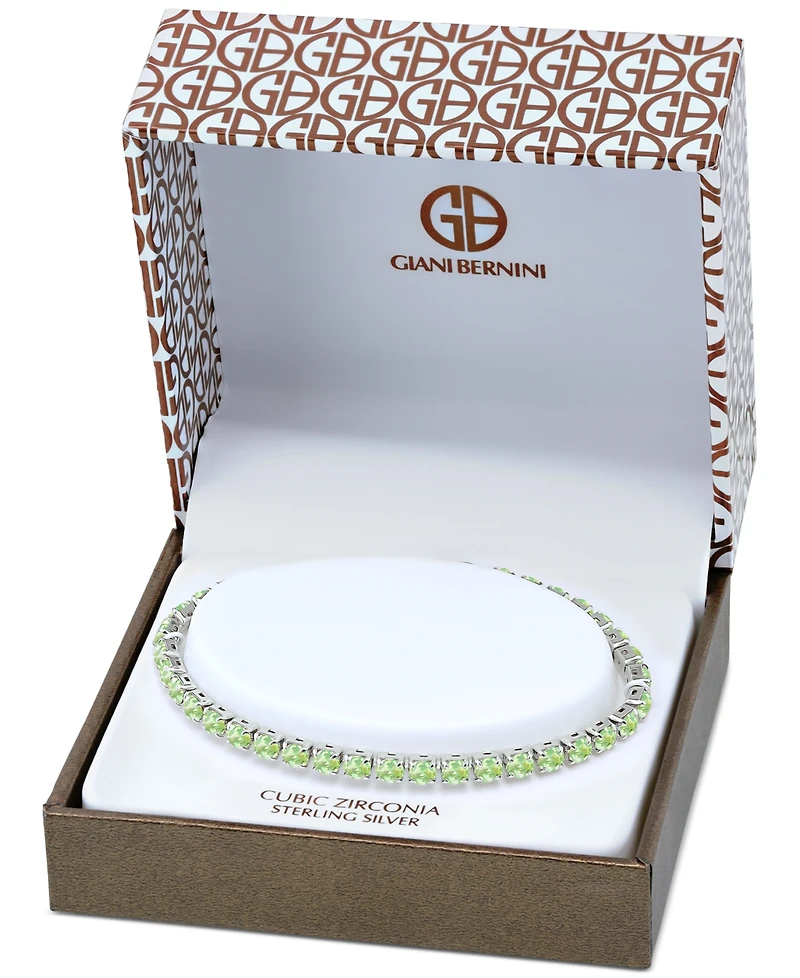 Giani Bernini Cubic Zirconia Tennis Bracelet (Also Multiple Colors), Created for Macy's