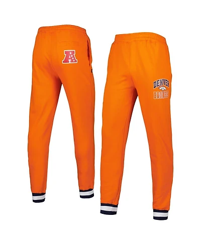 Men's Starter Orange Denver Broncos Blitz Fleece Jogger Pants