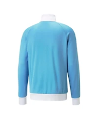 Men's Puma Sky Blue Manchester City ftblHeritage T7 Raglan Full-Zip Track Jacket