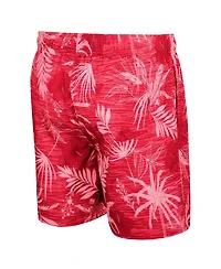 Men's Colosseum Red Houston Cougars What Else is New Swim Shorts