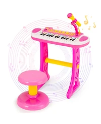 Costway 31 Key Kids Piano Keyboard Toy Toddler Musical Instrument w/ Microphone