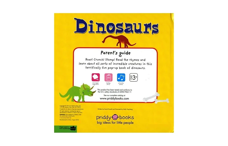 Pop-up Dinosaurs- A Pop-Up Book to Get Your Jaws Into by Roger Priddy
