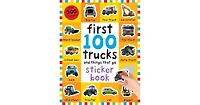 First 100 Stickers- Trucks and Things That Go- Sticker book, with Over 500 stickers by Roger Priddy