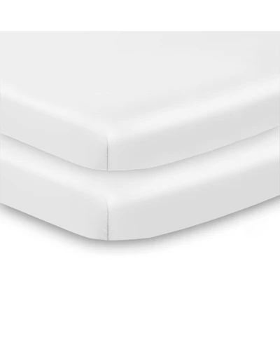Halo Dream Inc. All-in-One Fitted Sheet & Waterproof Cover for 38" x 24" Mini Crib Mattress (2-Pack)