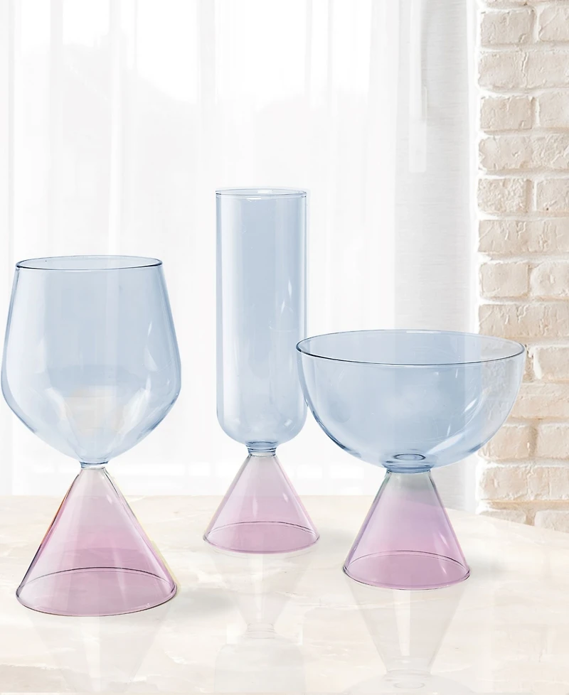Qualia Glass Venice Wine Glasses, Set of 2