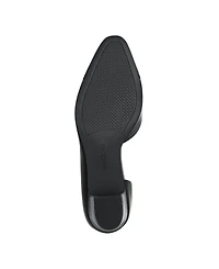Bandolino Women's Laynier Cap Toe D'Orsay Block Heel Pumps