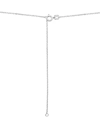 Diamond Star Flower Pendant Necklace (1/3 ct. t.w.) in 14k Gold, 15" + 3" extender