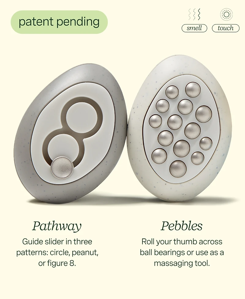 Lifelines Grounding Stones - Meditative Fidget Collection Plus Essential Oil Blend