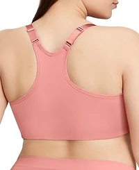Glamorise Women's Plus Front Close Wonder Wire Bra with Smoothing Back 1247