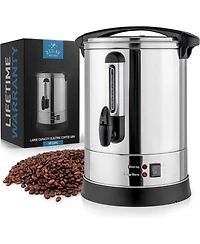Premium Stainless Steel LargeCommercial Coffee Urn (50 Cup)