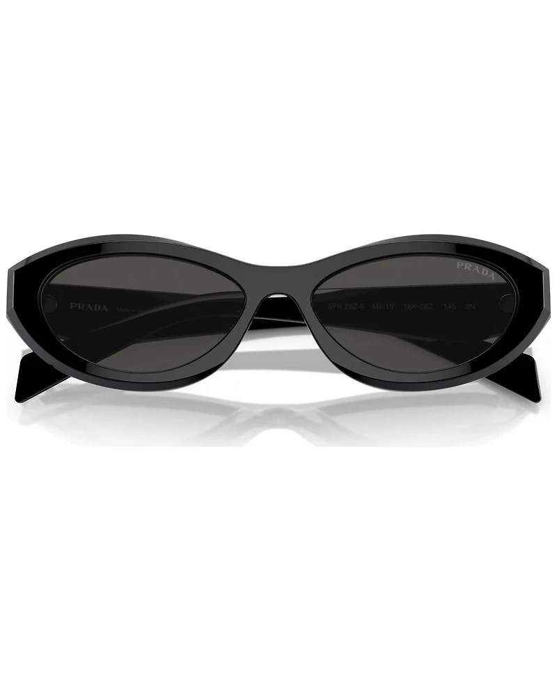 Prada Irregular Low Bridge Women's Sunglasses, Pr 26ZSF