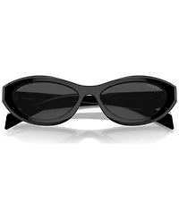 Prada Irregular Low Bridge Women's Sunglasses, Pr 26ZSF