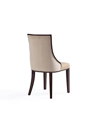 Manhattan Comfort Fifth Avenue 2-Piece Leatherette Upholstered Dining Chair Set
