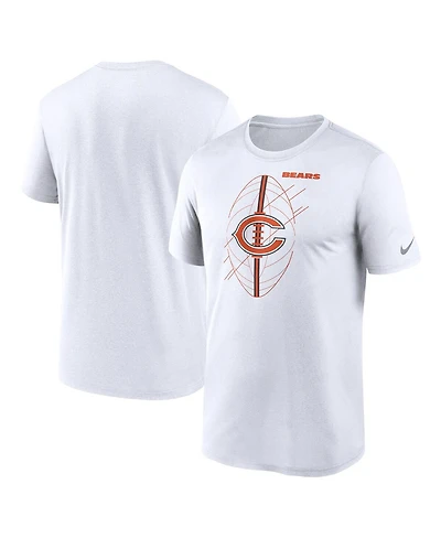 Men's Nike White Chicago Bears Legend Icon Performance T-shirt
