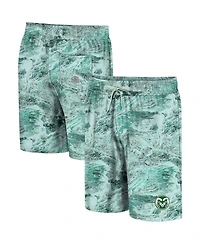 Men's Colosseum Green Colorado State Rams Realtree Aspect Ohana Swim Shorts