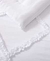 Laura Ashley Norah Solid Microfiber Comforter Set