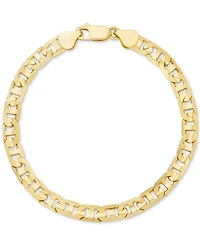 Men's Mariner Link Chain Bracelet in 14k Gold-plated Sterling Silver
