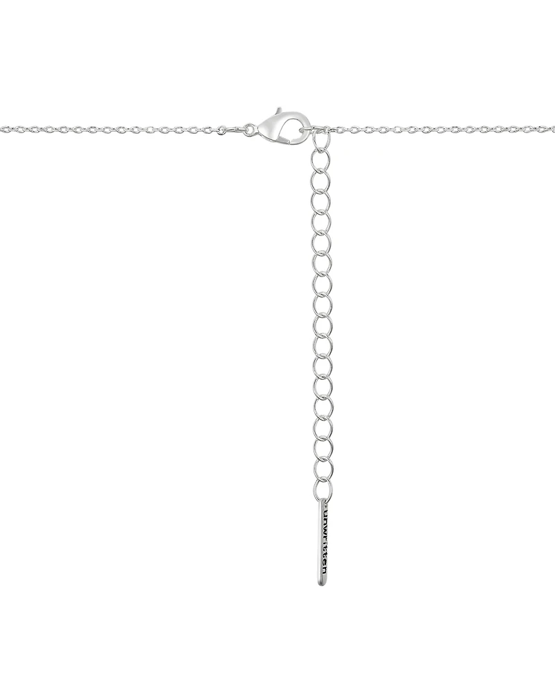 Unwritten Multi Stone Heart and Key Necklace