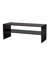 3 Pcs Stackable Shoe Rack 31-Inch Horizontal Organizer 2-tier StorageShelf