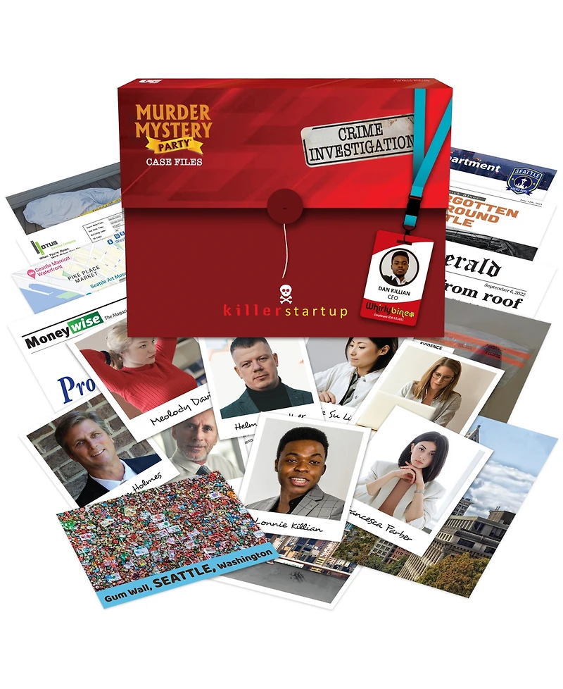 University Games Murder Mystery Party Case Files Killer Startup