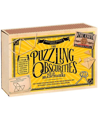 Professor Puzzle the Puzzling Obscurities Box of Brainteasers