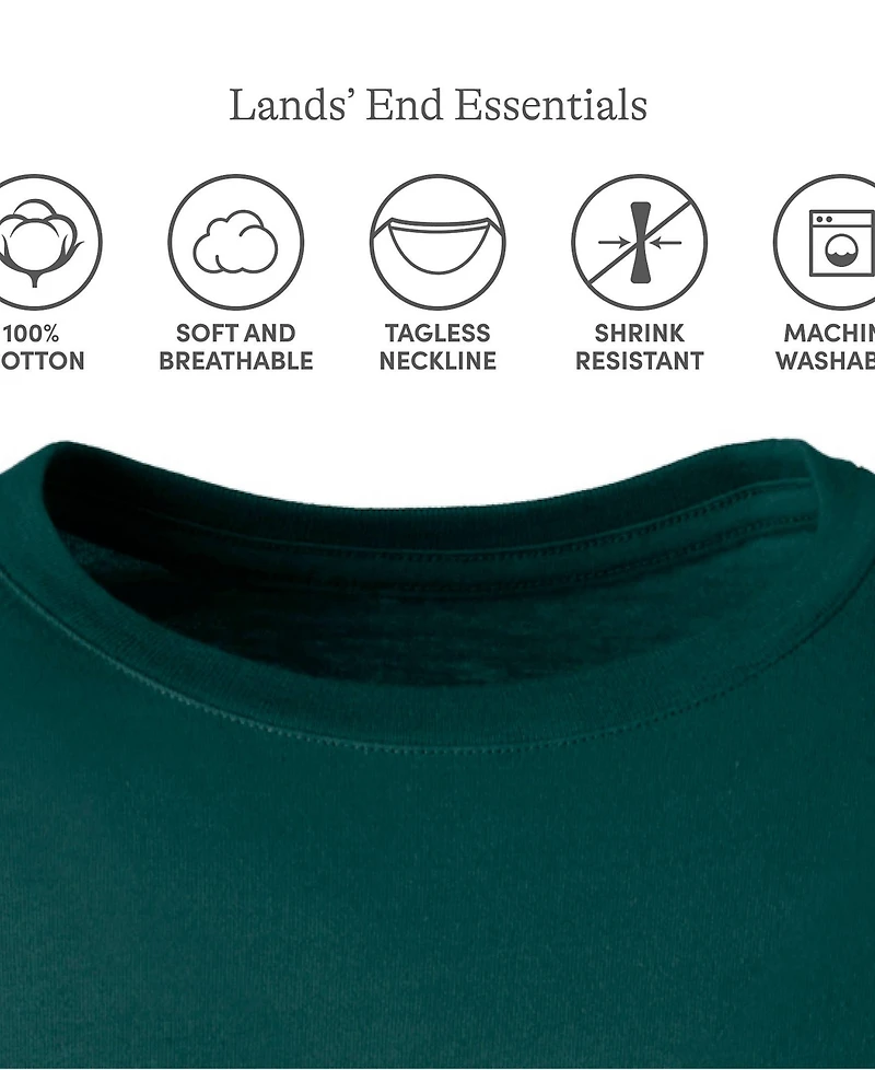 Lands' End Girls Short Sleeve Essential Tee