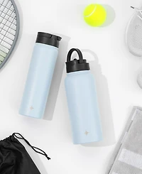 Water Bottle with Flip Lid, Sport Straw 32 oz