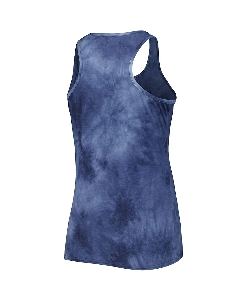 Women's Concepts Sport Navy Cleveland Guardians Billboard Racerback Tank and Shorts Sleep Set