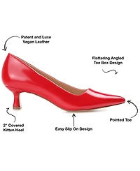 Journee Collection Women's Celica Kitten Heel Pumps