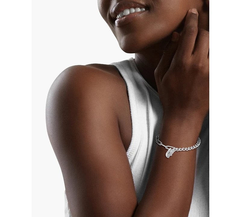 Lacoste Stainless Steel Crocodile Chain Bracelet