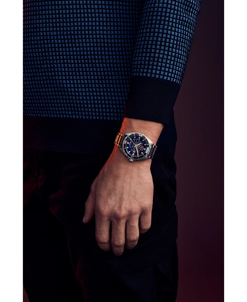 Citizen Eco-Drive Men's Marvel Spider-Man Stainless Steel Bracelet Watch 44mm