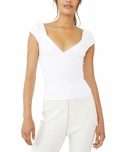 Free People Women's Cap-Sleeve Corset Camisole