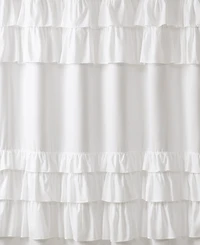 Madison Park Grace Ruffled Shower Curtain, 72" x 72"