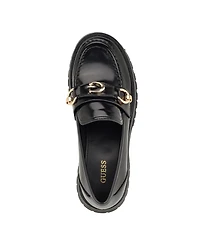 Guess Women's Almost Bit Slip-On Lug Loafer