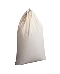 Household Essentials Cotton Laundry Bag, Large, Natural
