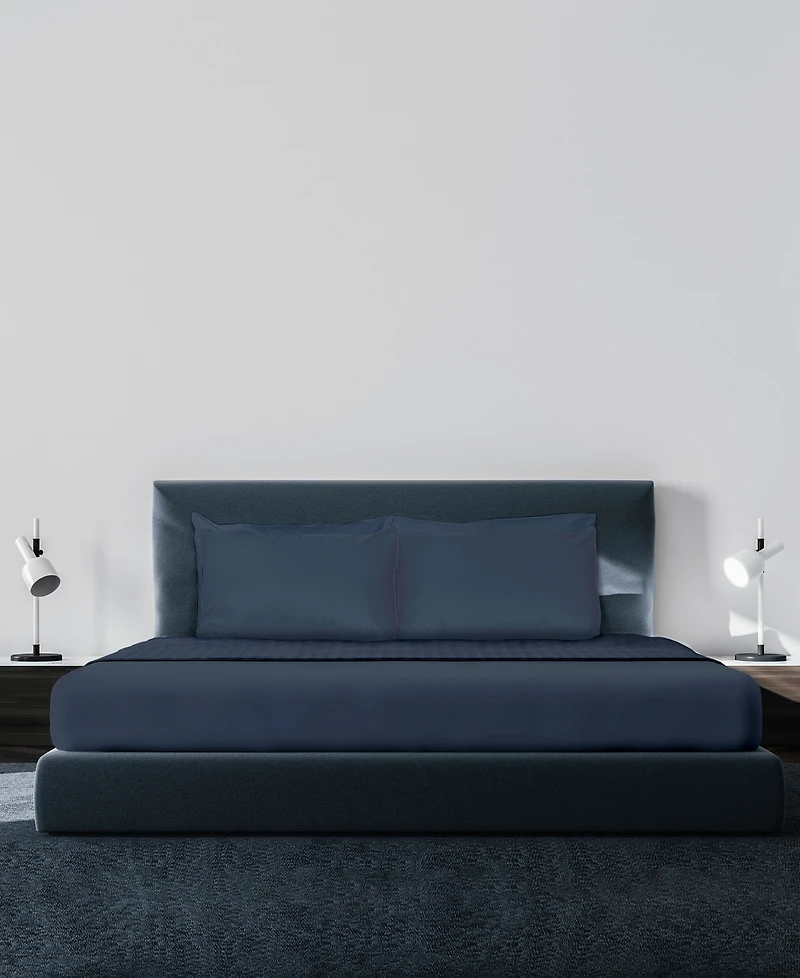 Pillow Guy Classic Cool & Crisp 100% Cotton Percale 4-Pc. Sheet Set, California King