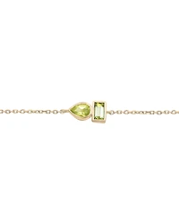 Audrey by Aurate Peridot (3/8 ct. t.w.) & Green Tourmaline (1/3 ct. t.w.) Link Bracelet in Gold Vermeil, Created for Macy's