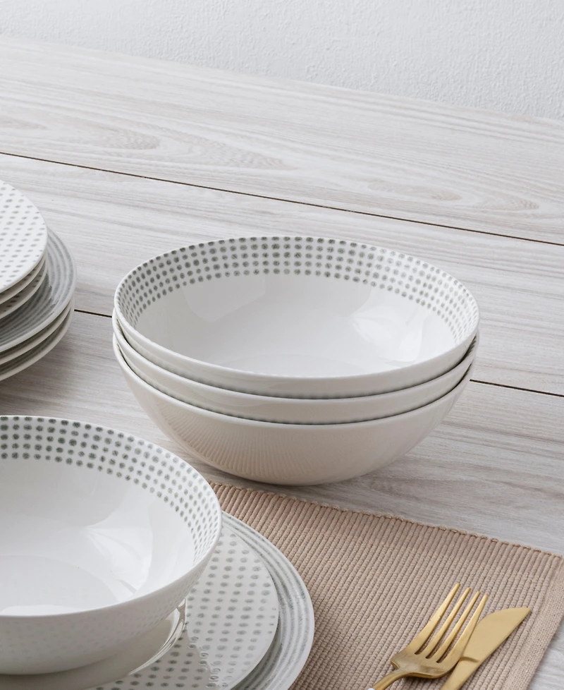 Noritake Hammock Cereal Bowls, Set of 4