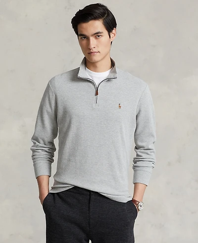 Polo Ralph Lauren Men's Estate-Rib Cotton Quarter-Zip Pullover