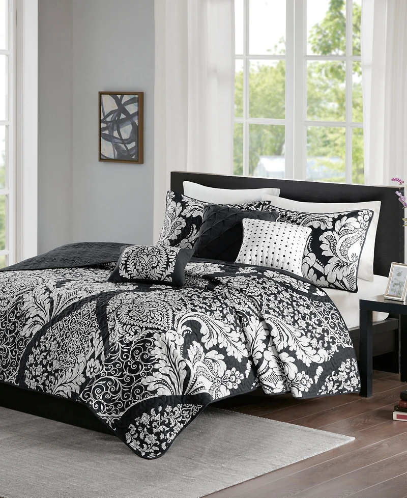 Madison Park Vienna 6-Pc. Quilt Set, Full/Queen