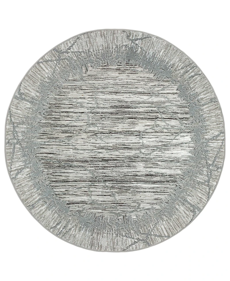 Closeout! Km Home Davide 5'3" x Round Area Rug