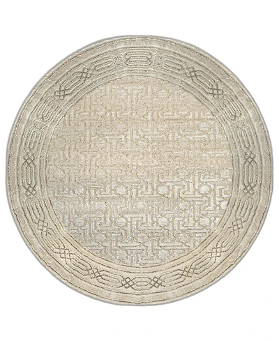 Closeout! Km Home Davide 1231 5'3" x Round Area Rug